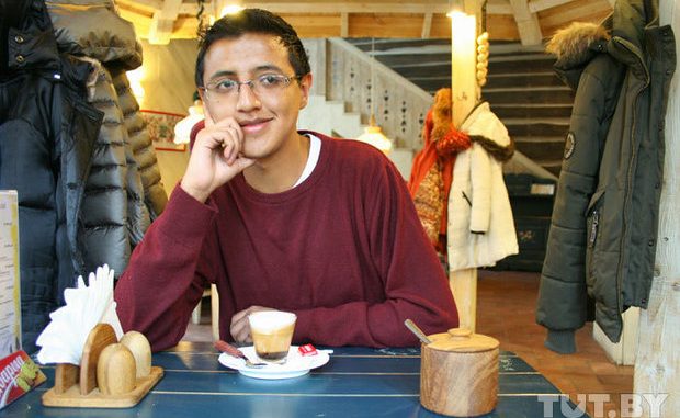 Andres Pancho, an Ecuadorian student in Minsk