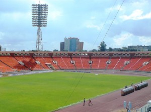 Dynama Stadium in central Minsk. Photo by K. J. Hoggard via Wikimedia Commons