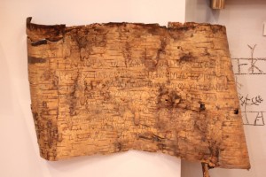 Birch-bark scroll
