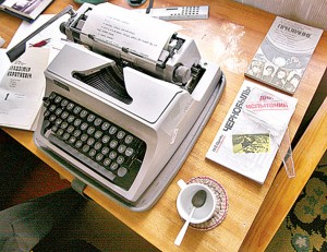 Vasyl Bykov's typewriter