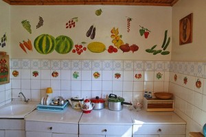Painting made by Bykov in the kitchen