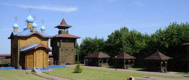 Panorama of Mozyr Castle