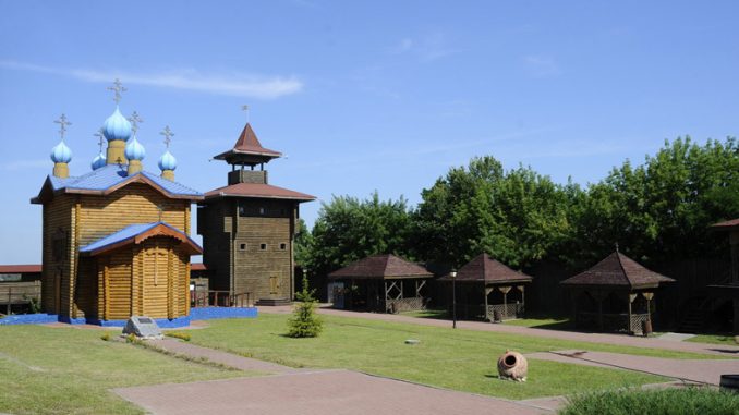 Panorama of Mozyr Castle