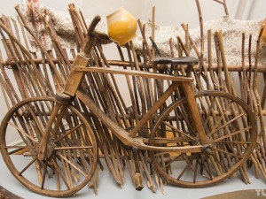 Wooden bicycle