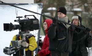 Belarusfilm shooting a film